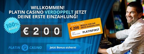 Platin Casino Verdoppelt Jetzt Deine Erste Einzahlung