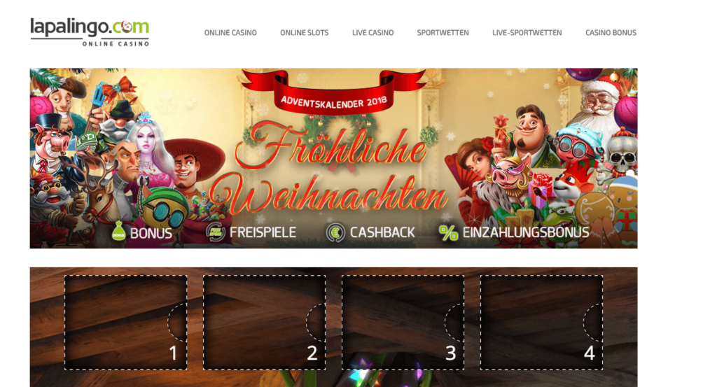 Lapalingo Casino Adventskalender